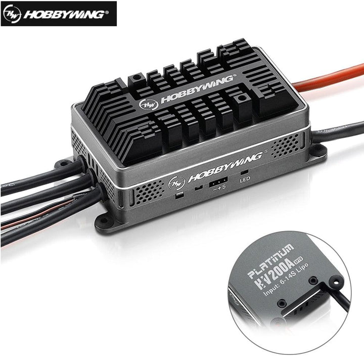 Hobbywing Platinum HV 200A V4.1 6-14S Lipo SBEC / OPTO Brushless ESC